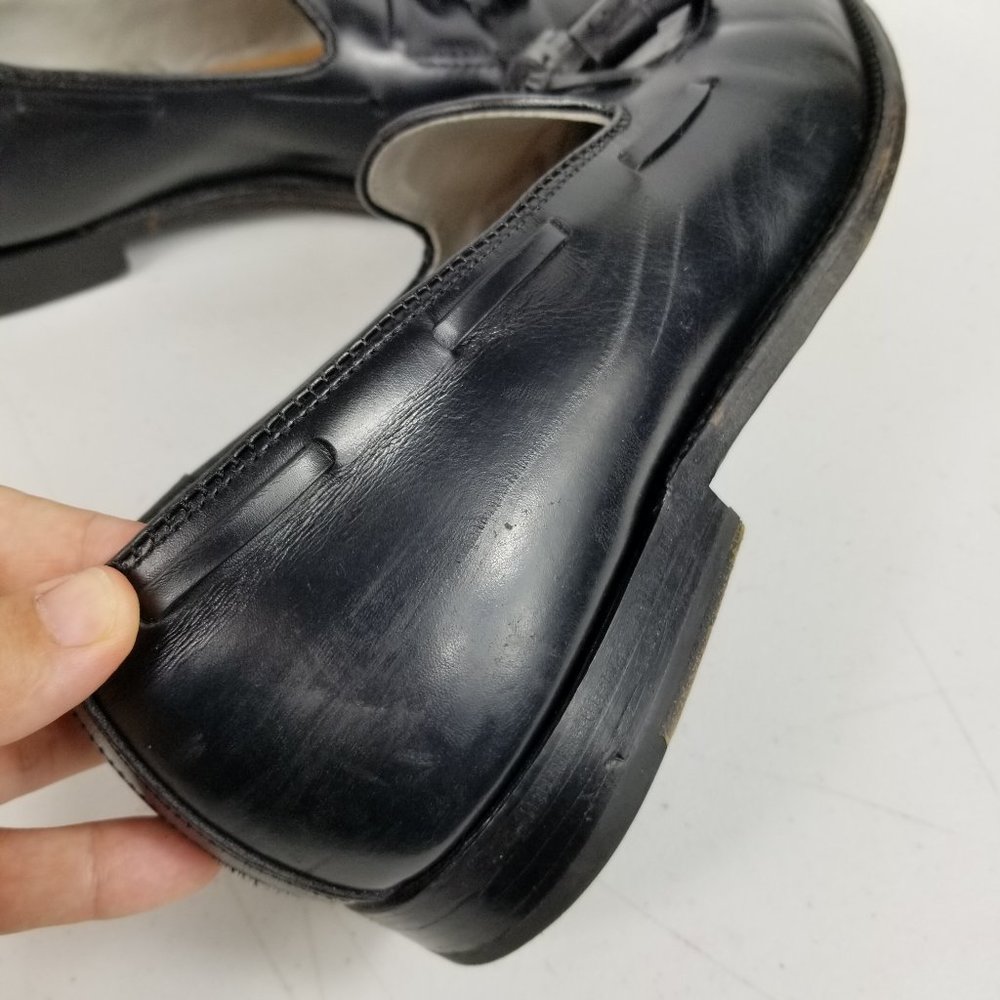 Alden leather tassel loafers mens 11.5 B/D Black - Picture 6 of 16